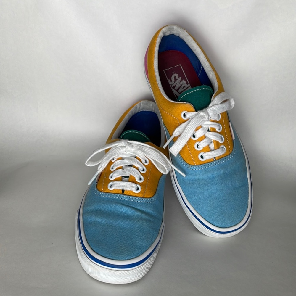 VANS•MULTI-COLOR BLOCK• WOMENS 8 / MENS 6.5